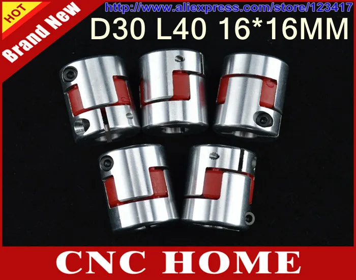 Buy 5pcs 16*16mm Servo Motor Coupler, CNC Flexible Jaw