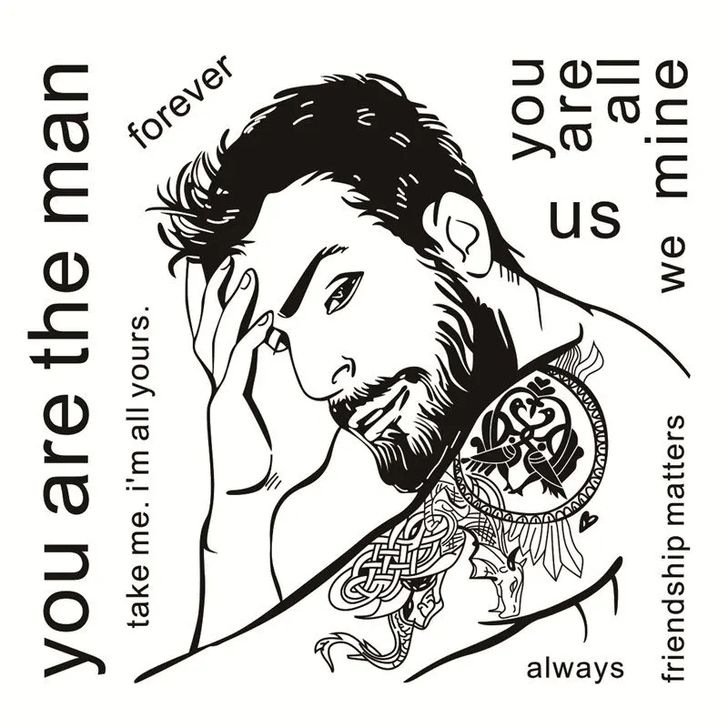 

Men Transparent Clear pattern Stamps for DIY Scrapbooking/Card Making/Kids Christmas Fun Decoration Supplies