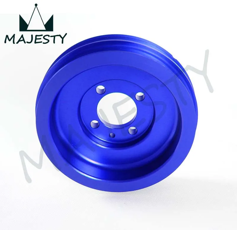 

LIGHT WEIGHT For EVO 1 2 3 4G63 CRANK PULLEY HIGH PERFORMANCE RACING JDM BLUE