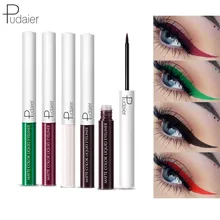 Новинка, жидкая Радужная подводка для глаз, макияж, кошачий стиль, Водостойкая Подводка для глаз, гель, пигмент, черный, белый, подводка для глаз, карандаш, матовая косметика