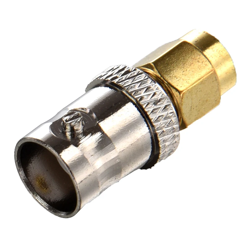 

BNC (female) ← → SMA (male) conversion adapter [BNC-SMA] (silver and gold) #8