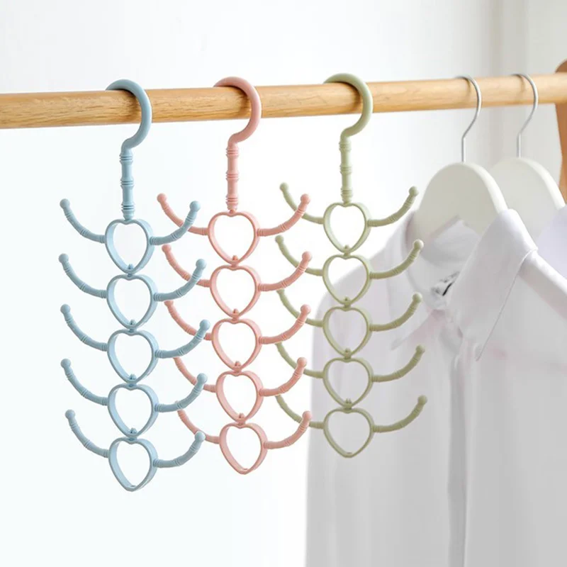 

Multi Purpose Clothes Hanger Rotatable 10-claw Multi-purpose Rack Hook Hanger Tie Scarves Scarf Coat Rack Plastic Hook Shoe Rack