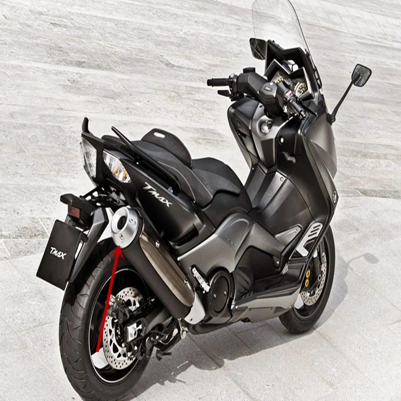 Для YAMAHA TMAX/TMAX530 мотоцикл круиз скутер глушитель покрытие обтекатель утепленная хвостовой колпачок вытяжной чехол для задней панели