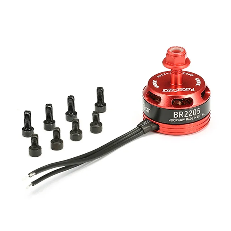 Новое поступление 4 шт. Racerstar 2205 BR2205 2300KV 2-4S бесщеточный двигатель 2 по часовой стрелке и 2 CCW Для QAV250 ZMR250 260 с несколькими несущими винтами