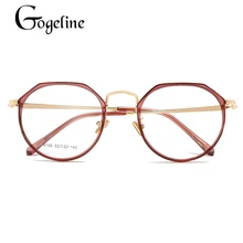Gogeline с защитой от синего света для чтения очки TR90 металлический каркас UV400 для мужчин и женщин оптика очки