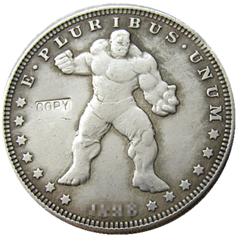 

HB(02)US Hobo 1888 Morgan Dollar Silver Plated Copy Coins