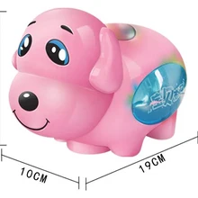 Музыкальный Электрический Универсальный светильник с изображением жеребенка, щенка, собачки, яиц, унисекс, электронный, пластиковый, звучащий, образовательный