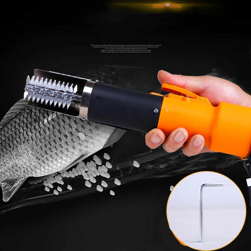 Useful Electric Fish Scaler Fishing Scalers Clean Fish Remover Cleaner