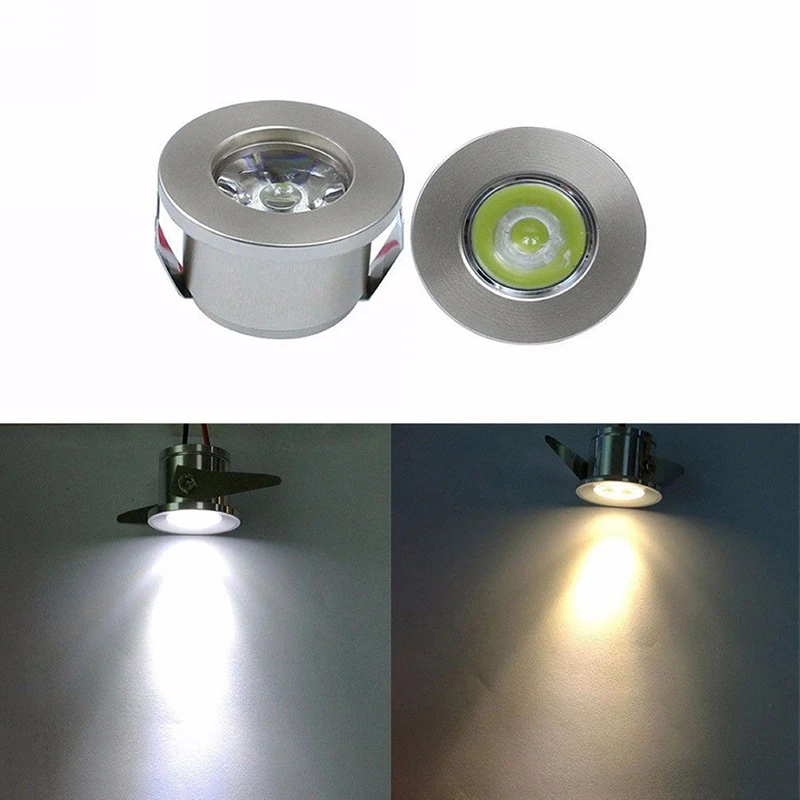 1W LED Lights 85-265V Cabinet Mini Downlight Spot Ceiling Lamp
