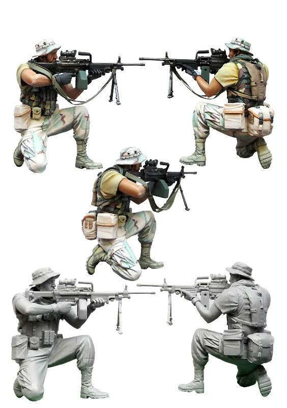 

1:35 scale resin model kit resin figure model soldier D0086