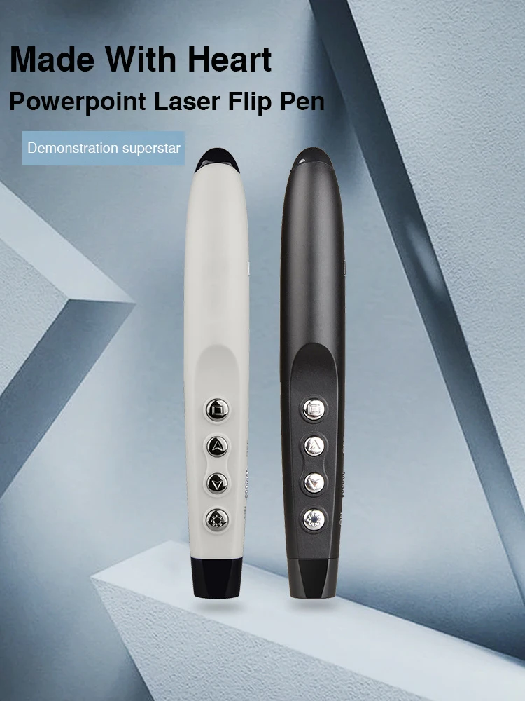 Hot Wireless Presenter Laser Pointers 2.4G RF Wireless PPT Presentation Remote Control Red Light USB Flip Laser Pointer Pen (1)