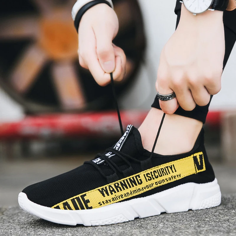 Men Sneakers Male Shoes Adult Red Black Yellow High Quality Comfortable Non-slip Soft Mesh Men Shoes 2018 Summer New Fashion Men Sneakers Male Shoes Adult Red Black Yellow High Quality Comfortable Non-slip Soft Mesh Men Shoes 2018 Summer New Fashion