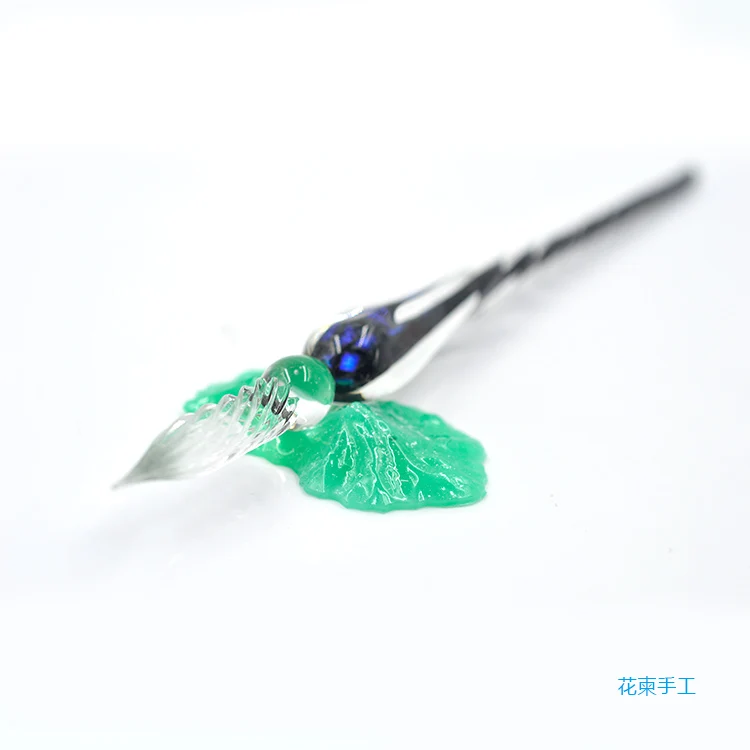 

Flower Invitation Penholder mould_ Pen shelf mold manual dip pen mold glue drop manual DIY glass pen mold