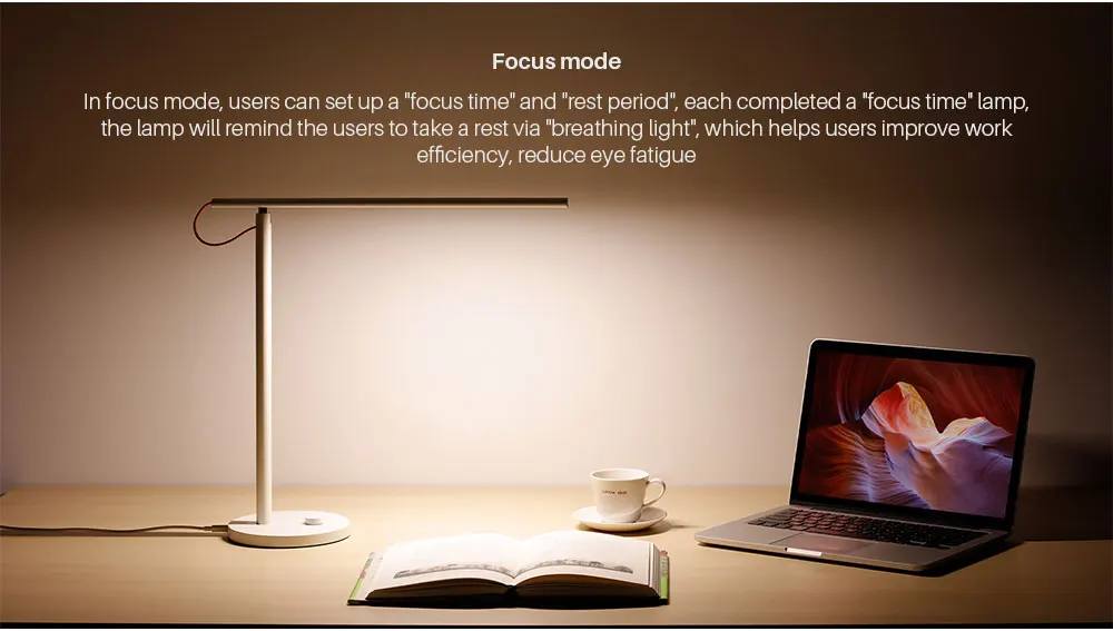 Xiaomi Mijia LED Smart Desk Lamp Table Lamps Desklight Eye protection 4 Lighting Modes App Control of Smart Phone (4)