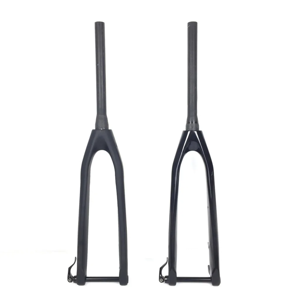 

Full Carbon MTB fork 26er 27.5er 29er MTB Fork For Bicicletas Rigid Mountain Bikes Fork Tapered 100*15mm Thru Axle Bicycle Fork