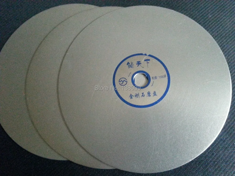 

6 inch diamond flat grinding discs for lapidary , polishing pads grit #1500