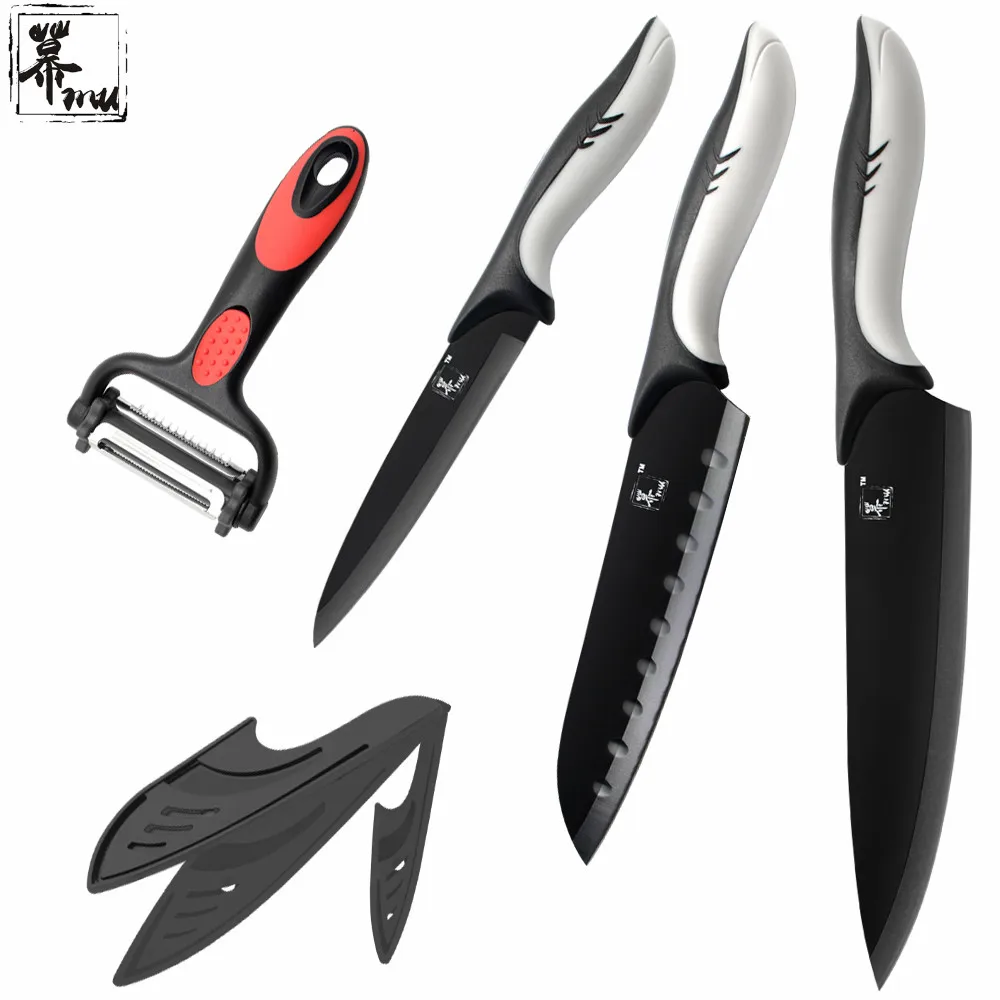 MU Brand Best Stainless Steel Knife Multifunction Peeler And 8 Inch 7