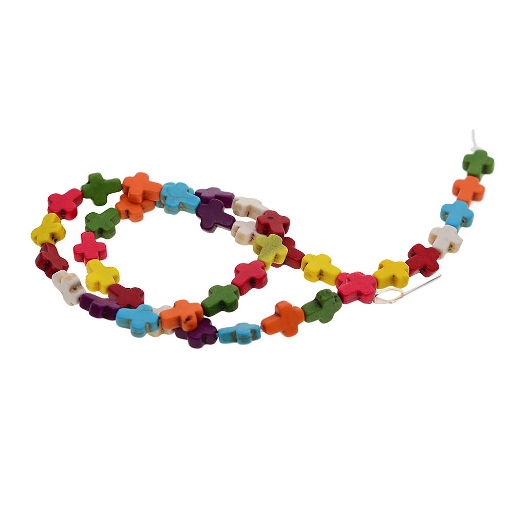 Colorful Tube / Nuggets / Turtle / Cross Natural Stone Beads Charm For Jewelry Making Loose Spacer Beads DIY Necklaces Bracelets