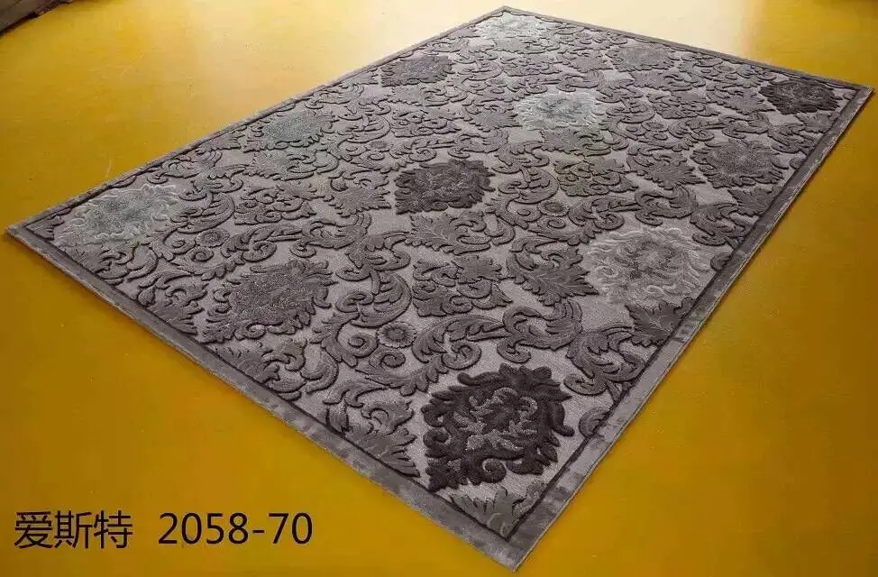 Полипропилен европейский и амейранский стиль Модный цветочный современный узор абсорбирующий нескользящий современный ковер для гостиной/спальни