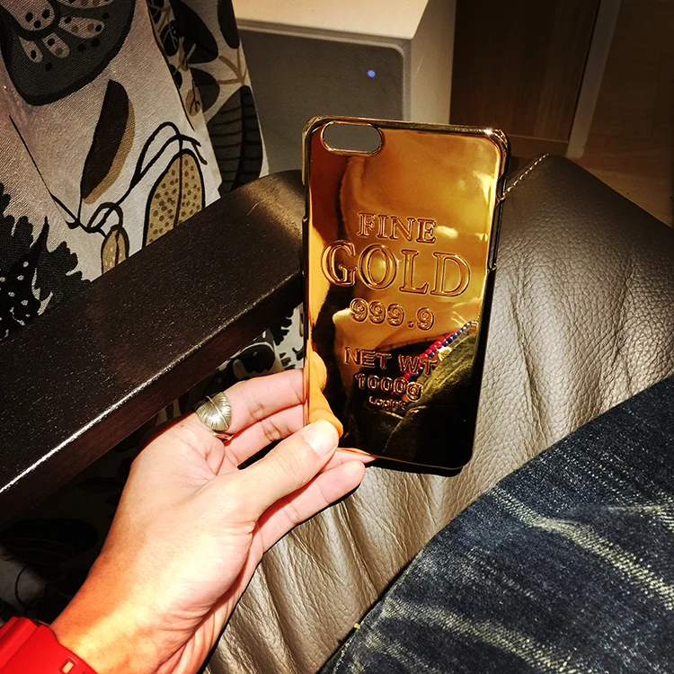 Роскошный блестящий чехол bullion Gold bars 999 твердый пластиковый чехол Чехол для iPhone 6 6 S plus S 6 plus шикарные чехлы для телефонов capa