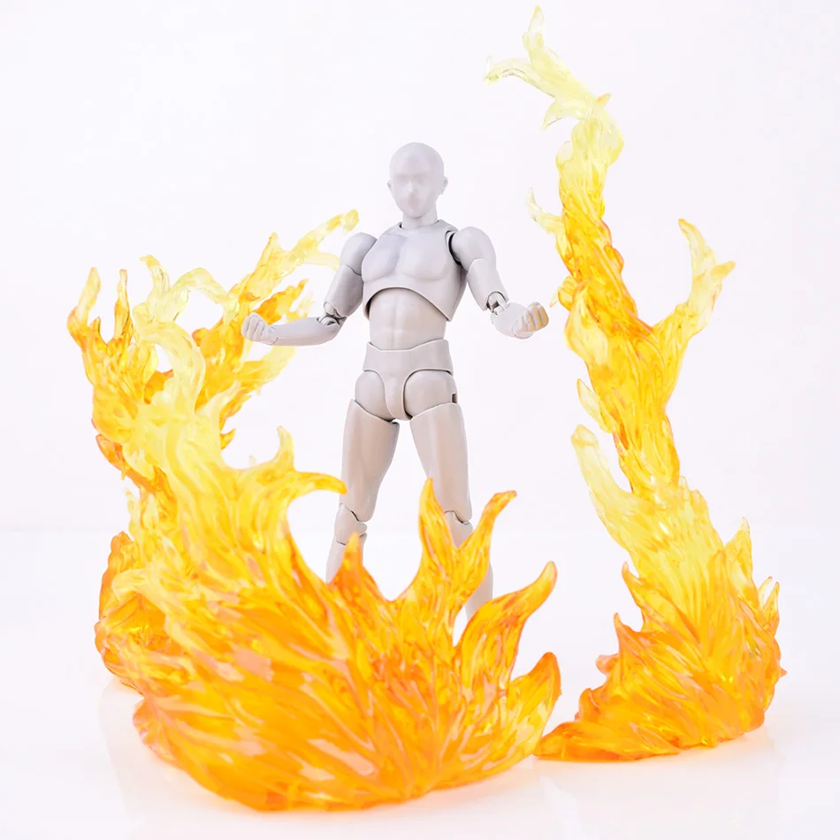 Tamashii Effect ударное пламя игрушки Fix Play Arts фигурка Figma Bandai Gundam Naruto Dragon Ball Kamen Rider|kamen