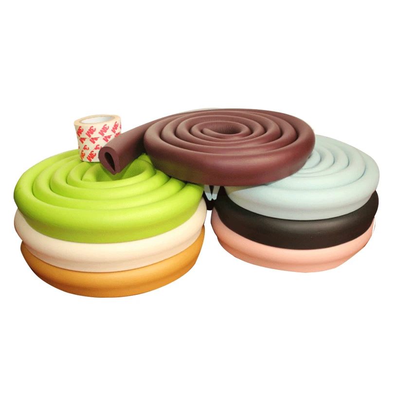 2M Children Protection Table Guard Strip Baby Safety Products Glass Edge Furniture Horror Crash Bar Corner Foam Bumper Collision