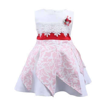 

Kids Baby Girls Clothes Lace Princess Toddler Cotton Casual Newborn Party Dresses Printing School Uniforms for Girls Princess