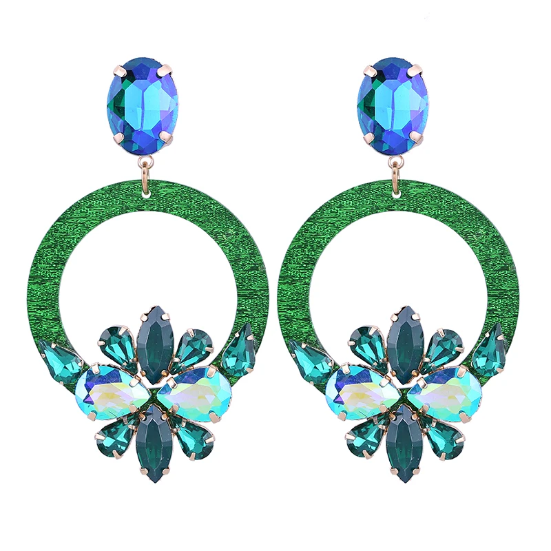 Earrings Green