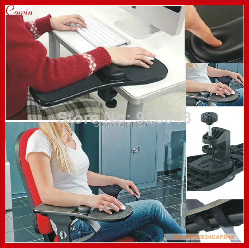 New Desk & Chiar Mounted Healthy Computer Armrest Wrist Rest Arm Holder