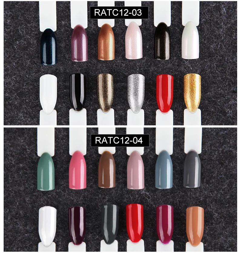 ROSALIND 12PCS/Lot Gel Set Long Lasting Pure Colors Acrylic Polish Flavorless Soak Off Primer Nail Lacquer For Nail Art Beauty