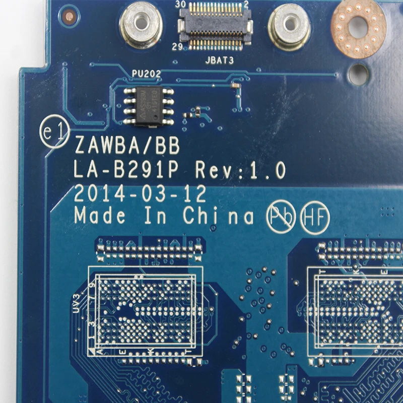 Оригинальная материнская плата для ноутбука Lenovo B50 45 CPU ZAWBA/BB E1 6010 5B20G3723811 100%