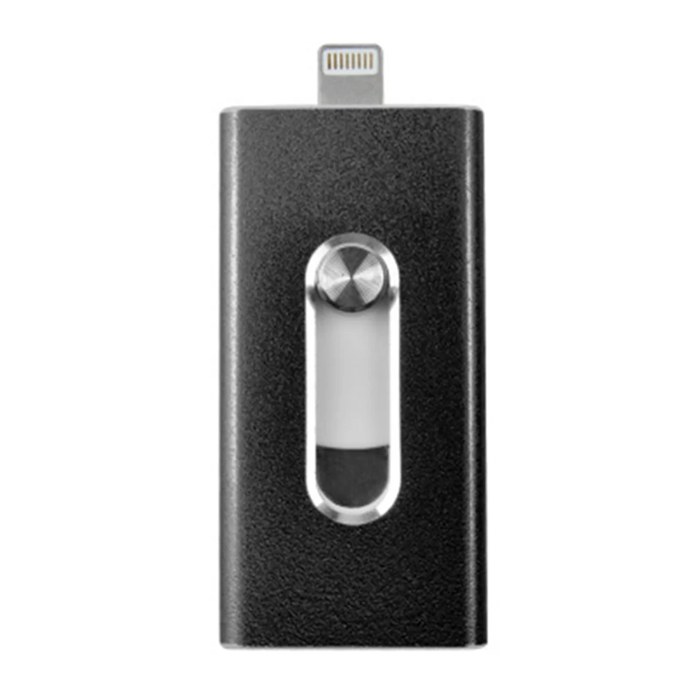 USB флеш-накопители для iPhone 32 GB, накопитель памяти 3 в 1, USB 2,0 флэш-накопители для Apple iOS Android компьютеров (Небесно-голубой)