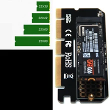 1 Pcs Aluminium Alloy Black Led Expansion Card Computer Adapter Interface M.2 NVMe SSD NGFF To PCIE 3.0 X16 For Windows7/8/10 1 Pcs Aluminium Alloy Black Led Expansion Card Computer Adapter Interface M.2 NVMe SSD NGFF To PCIE 3.0 X16 For Windows7/8/10