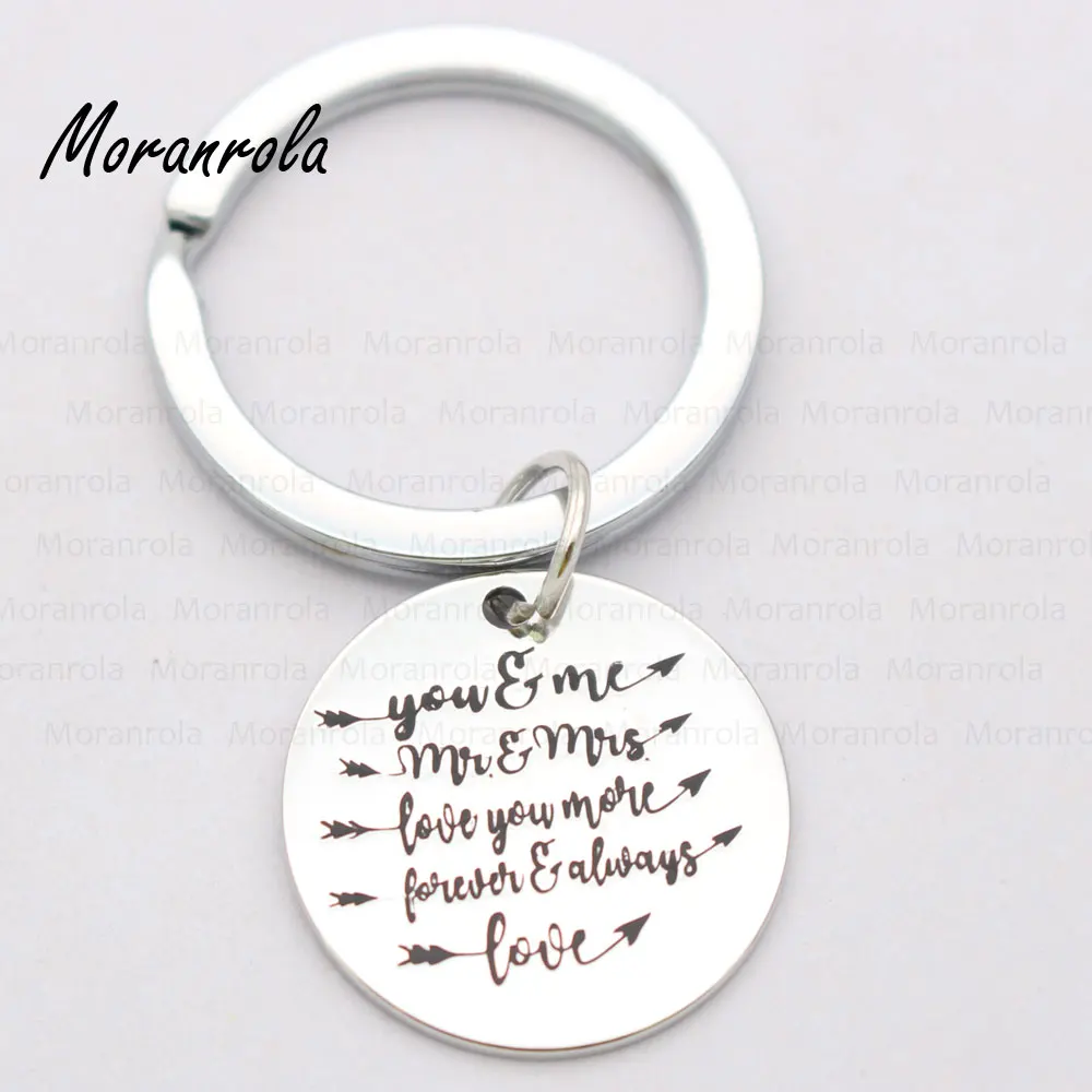 Новое поступление love mr и mrs forever and always you more me цепочка брелок очаровательные