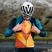 Мужская велосипедная одежда, Сетчатое нижнее белье без рукавов, базовый слой, велосипедный костюм, одежда для езды на велосипеде, спортивная одежда