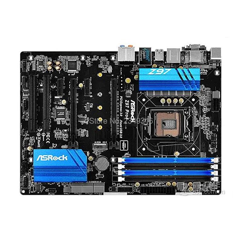 Б/у оригинальный слот LGA1150 Z97 материнская плата для ASRock Pro4 настольная USB3.0 SATA3
