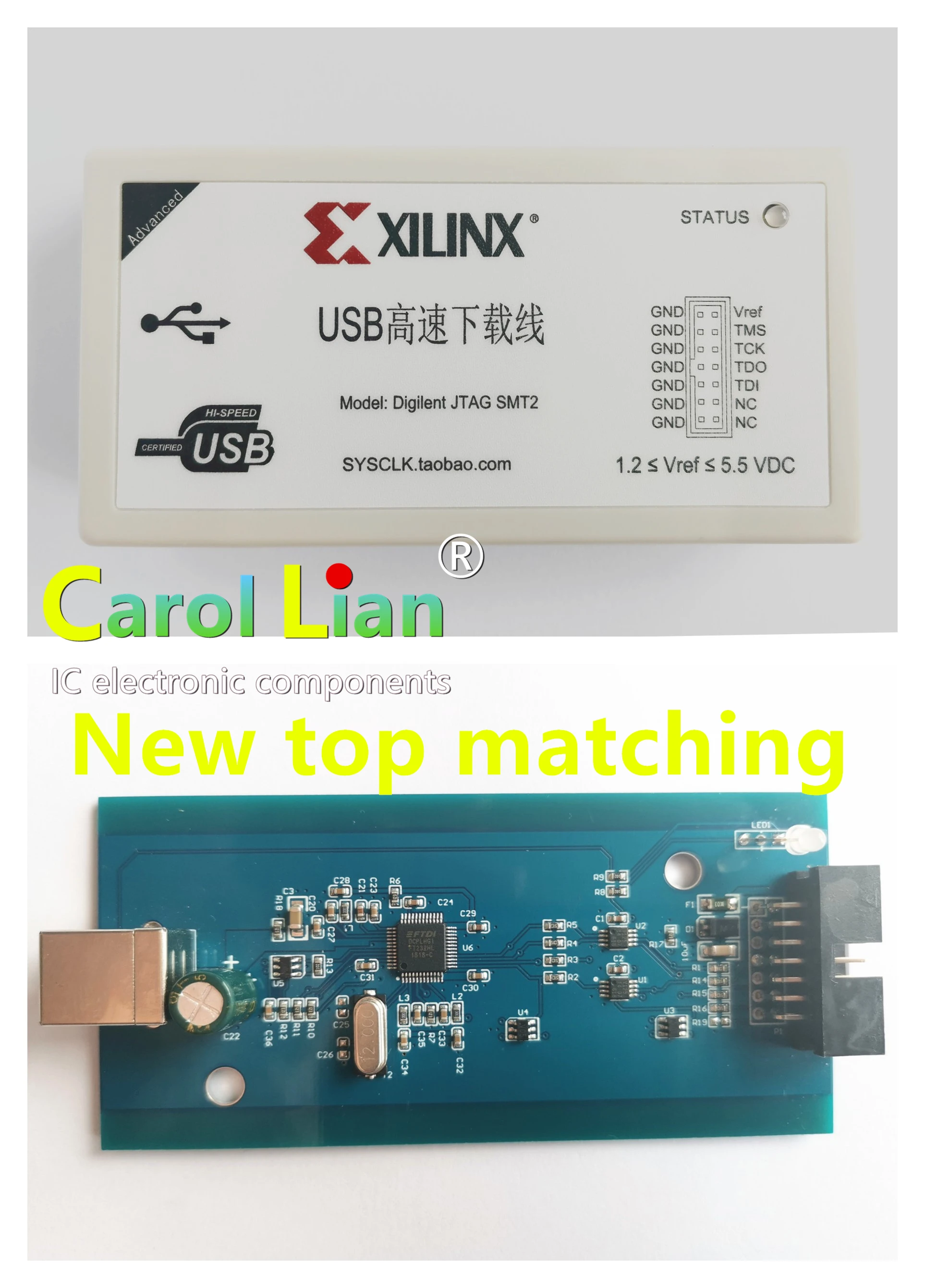 

XILINX Download Line FPGA/CPLD Emulator High Speed JTAG SMT2 Three Year Warranty