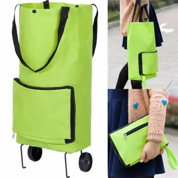 

Portable Foldable Shopping Trolley Cart Luggage Travel Wheels Bag Multi-use New