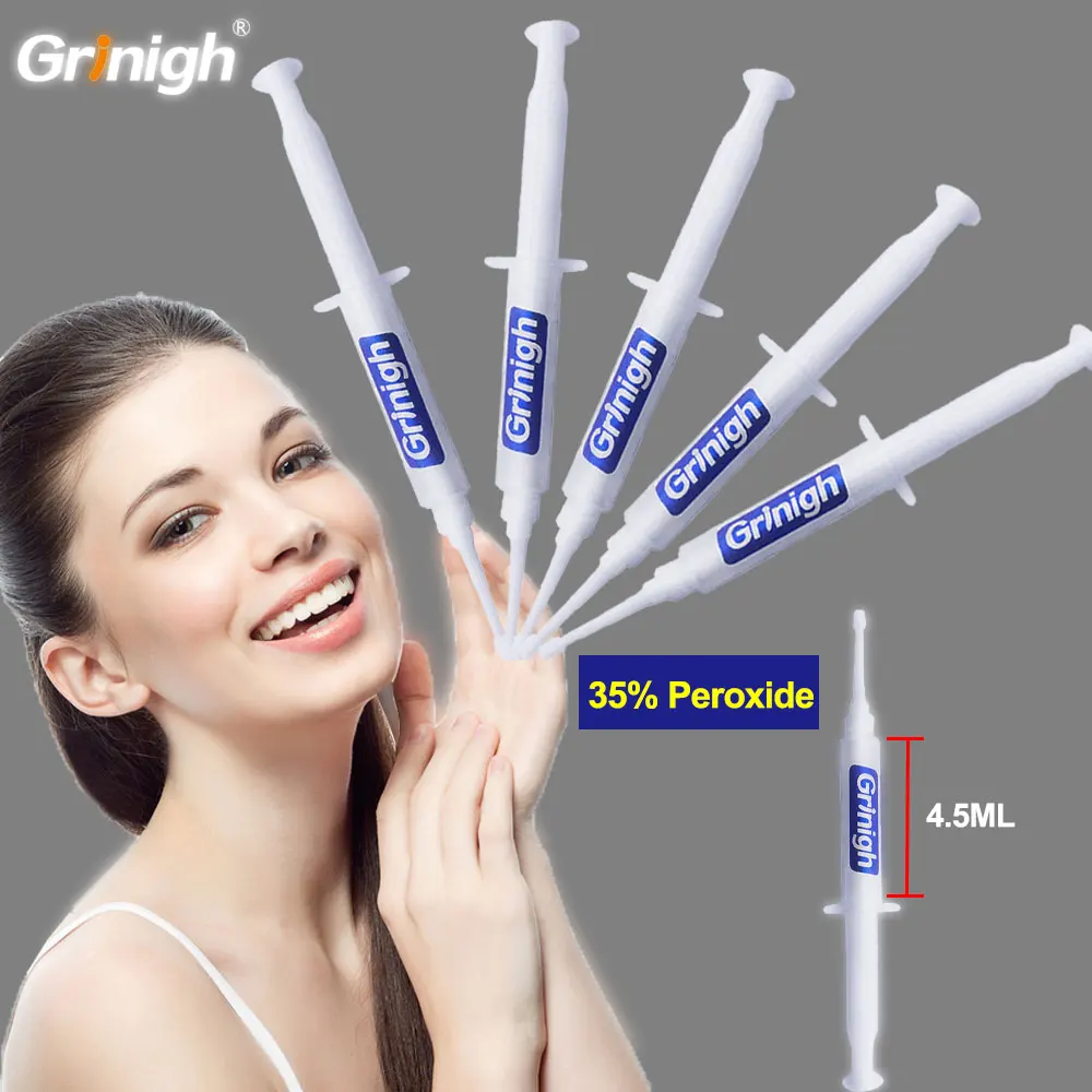 Grinigh 35 Hydrogen Peroxide Teeth Whitening Care Oral Hygiene Gel