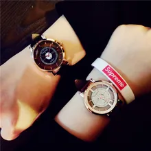 Fashion Super Star Dragon EXO Same Section Hollow Watches Unique Stylish Women Men Casual Quartz Wristwatch Fans Clock