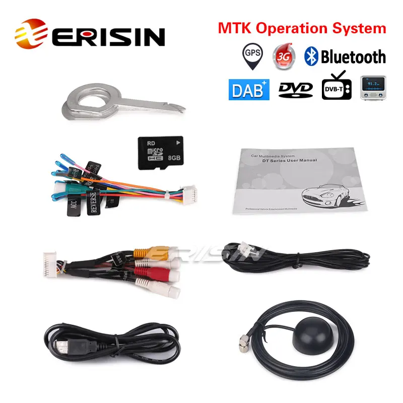 Perfect ES7166F 7" Car Multimedia System 3G Radio FM DVD GPS DAB+ Bluetooth for Fiesta Kuga Fusion Focus Transit 5