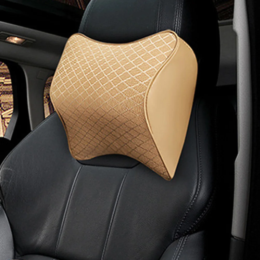 Lumbar Support Headrest Fabrics Pillow Car Back Cushion Memory Foam Neck Fatigue Relieve | Автомобили и мотоциклы