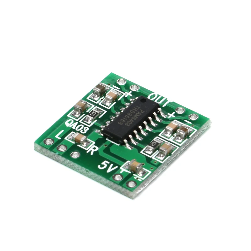 10 Piezas Pam8403 Ultra Miniatura Amplificador De Potencia Digital Board Clase D 2channel X3w 