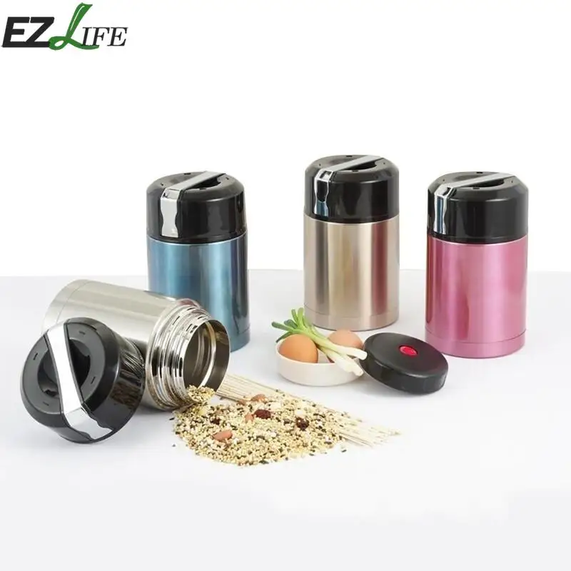 

EZLIFE 800ml / 1000ml Portable Stewed Thermal Vacuum Flasks Thermal Insulation Soup Porridge Box For Outdoor Camping BWB0236