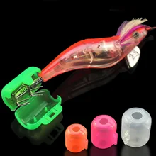20PCS/Lot Fishing Tackle Squid Jig Cover Octopus Shrimp Hooks Cover Protector Saltwater Fishing Accessories