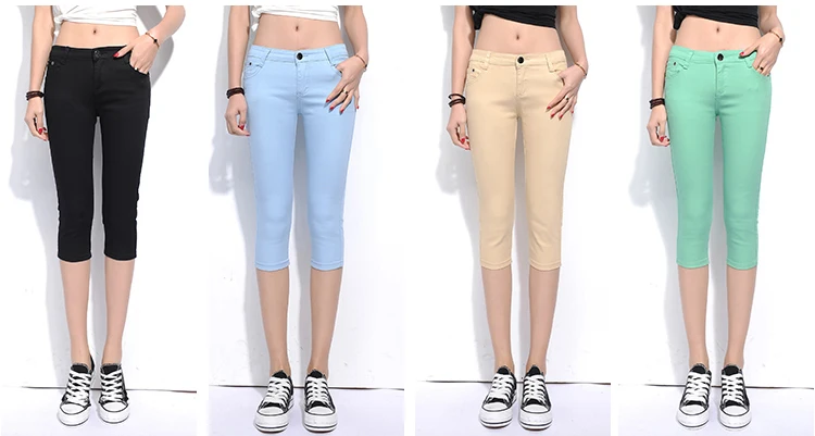 Summer new pants pants female summer pencil pants autumn Korean casual shoes pants feet small short pants (5)