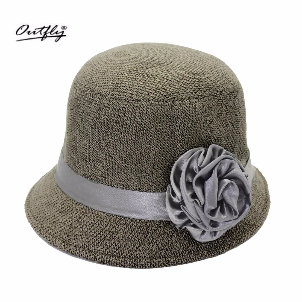 Outfly женские черные шляпы с бантом Зимняя шерстяная шляпка высокое качество