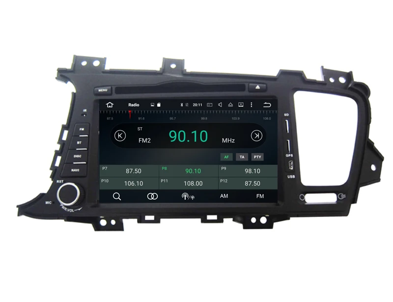 Perfect Octa(8) Core Android 8.0 Car Dvd Player gps FOR KIA K5 2011-2014 Navi audio multimedia auto stereo RAM 4G ROM 32G 4