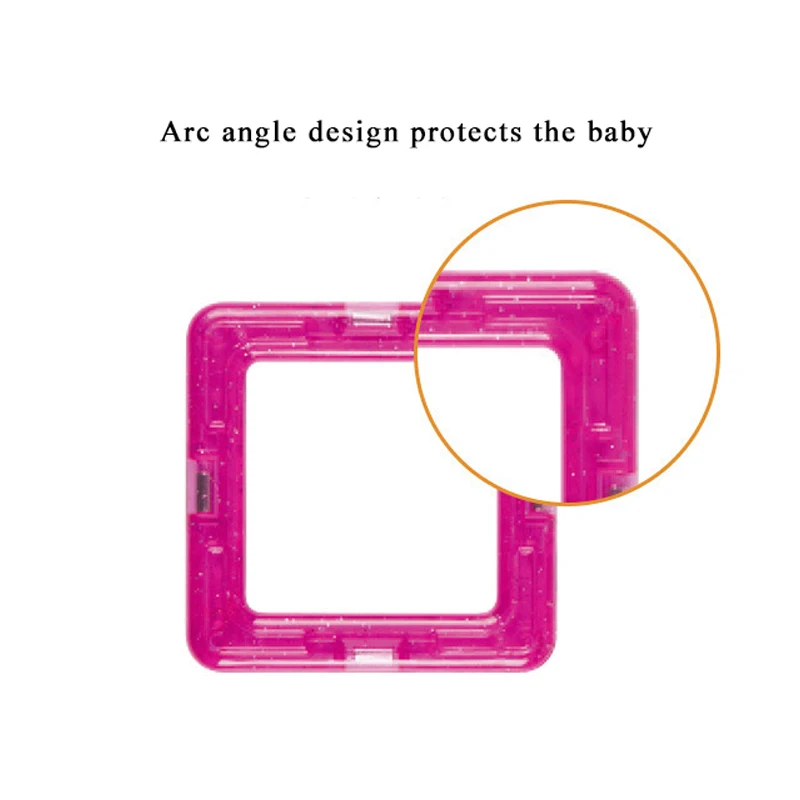 Мини-конструктор для сборки магнитных блоков развивающий Набор для строительства модели и строительные игрушки ABS Магнит конструктор детский подарок