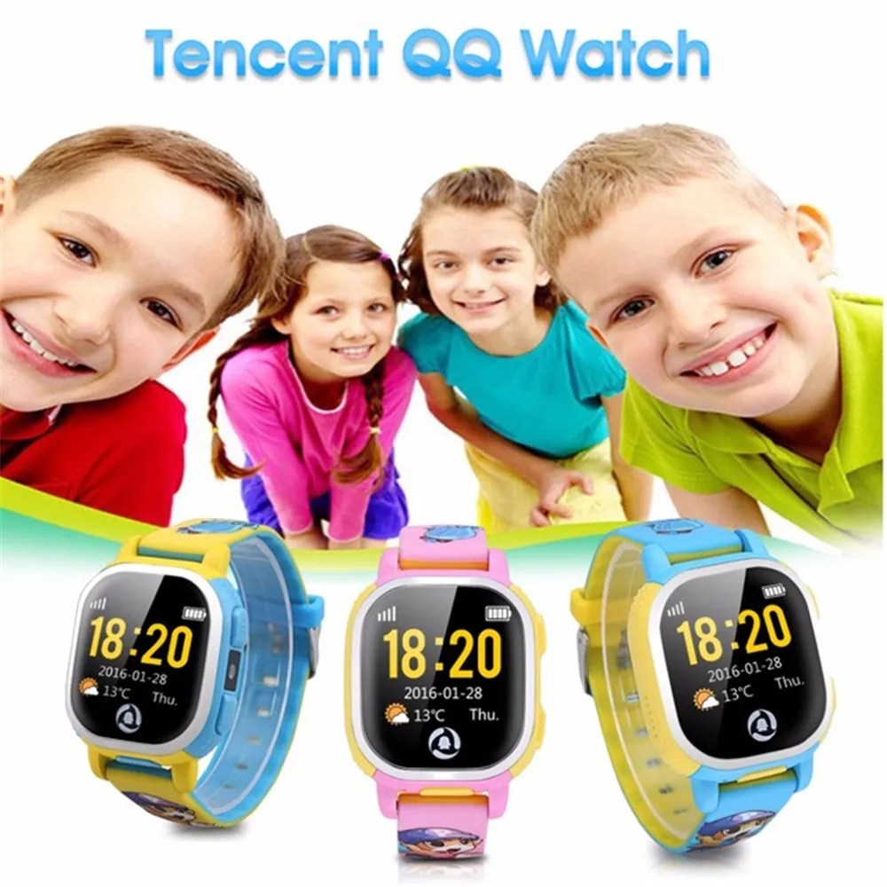 

Tencent QQ Watch American Edition Children GPS Tracker Smartwatch Phone Camera LBS Location SOS Pedometer Alarm Weather